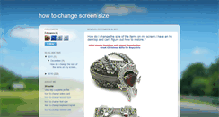 Desktop Screenshot of howtochangescreensize.blogspot.com
