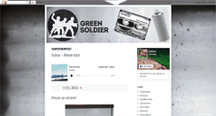 Desktop Screenshot of greensoldier.blogspot.com