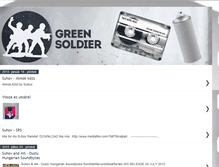 Tablet Screenshot of greensoldier.blogspot.com