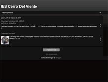 Tablet Screenshot of estudioscerrodelviento.blogspot.com