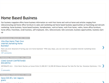 Tablet Screenshot of homebussines.blogspot.com