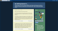 Desktop Screenshot of mydefiningmomentis.blogspot.com