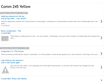 Tablet Screenshot of comm245yellow.blogspot.com