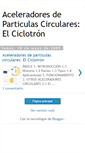 Mobile Screenshot of el-ciclotron.blogspot.com