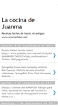 Mobile Screenshot of lacocinadejuanma.blogspot.com