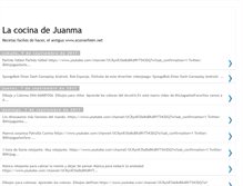 Tablet Screenshot of lacocinadejuanma.blogspot.com