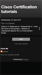 Mobile Screenshot of cisco-certification-blog.blogspot.com