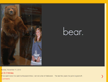 Tablet Screenshot of itsmebear.blogspot.com