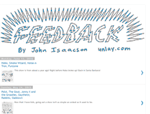 Tablet Screenshot of feedbackcomics.blogspot.com