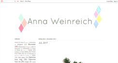 Desktop Screenshot of annaweinreich.blogspot.com