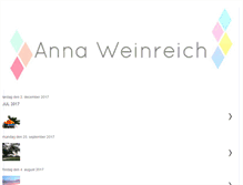 Tablet Screenshot of annaweinreich.blogspot.com