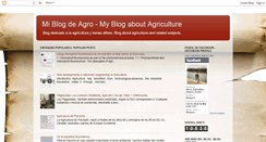 Desktop Screenshot of blogdeagro.blogspot.com