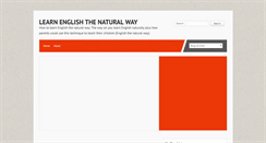 Desktop Screenshot of englishnaturalway.blogspot.com