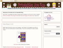 Tablet Screenshot of printablesarefun.blogspot.com