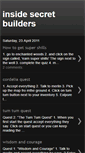 Mobile Screenshot of insidesecretbuilders.blogspot.com