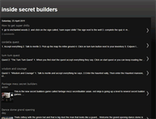 Tablet Screenshot of insidesecretbuilders.blogspot.com