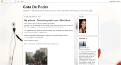 Desktop Screenshot of gotadepoder.blogspot.com