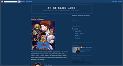 Desktop Screenshot of animeblogland.blogspot.com