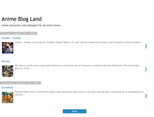 Tablet Screenshot of animeblogland.blogspot.com