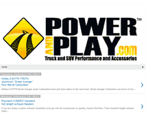 Tablet Screenshot of powerandplay.blogspot.com