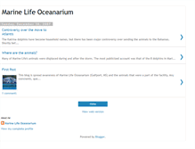 Tablet Screenshot of marinelifeoceanarium.blogspot.com