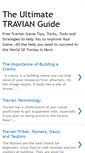 Mobile Screenshot of guide-to-travian.blogspot.com