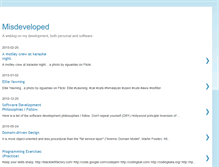 Tablet Screenshot of misdeveloped.blogspot.com