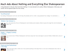 Tablet Screenshot of everythingshakespearekristophermiller.blogspot.com