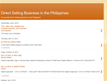 Tablet Screenshot of directsellingphilippines.blogspot.com