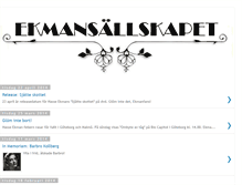 Tablet Screenshot of ekmansallskapet.blogspot.com