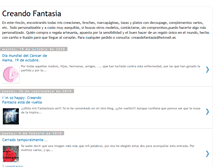 Tablet Screenshot of creandofantasia.blogspot.com