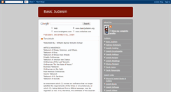 Desktop Screenshot of basicjudaism.blogspot.com