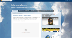 Desktop Screenshot of italiasenzalavoro.blogspot.com