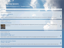 Tablet Screenshot of italiasenzalavoro.blogspot.com