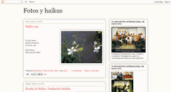 Desktop Screenshot of fotosyhaikus.blogspot.com