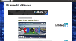 Desktop Screenshot of demercadeoynegocios.blogspot.com