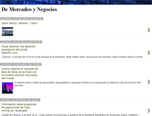 Tablet Screenshot of demercadeoynegocios.blogspot.com