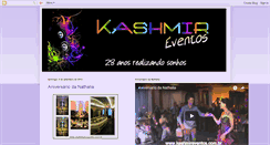 Desktop Screenshot of kashmir-eventos.blogspot.com