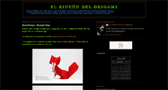 Desktop Screenshot of elrincondelorigami.blogspot.com