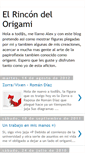 Mobile Screenshot of elrincondelorigami.blogspot.com