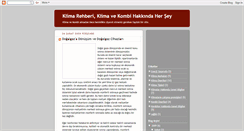 Desktop Screenshot of klimarehberi.blogspot.com