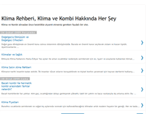 Tablet Screenshot of klimarehberi.blogspot.com