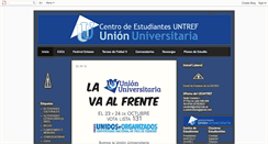 Desktop Screenshot of launionuniversitaria.blogspot.com