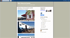 Desktop Screenshot of misfotosdetrenes.blogspot.com