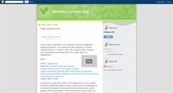 Desktop Screenshot of melanthasprivatekin.blogspot.com
