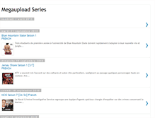 Tablet Screenshot of megaupload-series.blogspot.com