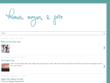 Tablet Screenshot of meganandthomas.blogspot.com