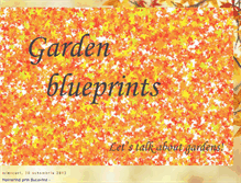 Tablet Screenshot of garden-blueprints.blogspot.com