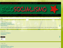 Tablet Screenshot of ecosocialismo-argentina.blogspot.com