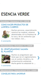 Mobile Screenshot of esenciaverde.blogspot.com